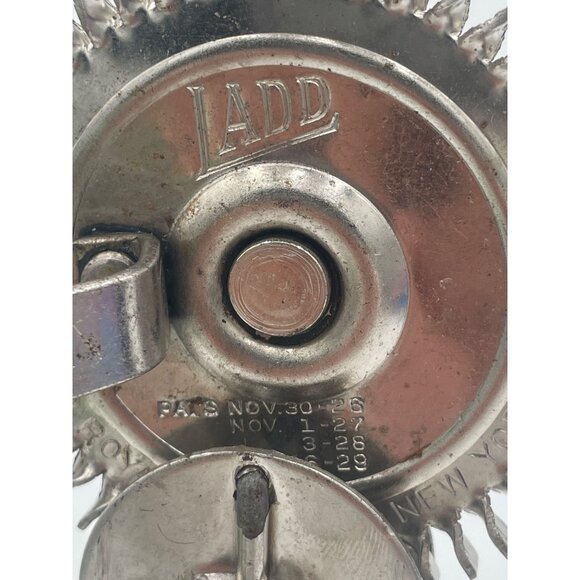 Vintage Ladd Hand Crank Egg Beater With Green Wooden Handles & Stainless Steel B - Picture 4 of 5